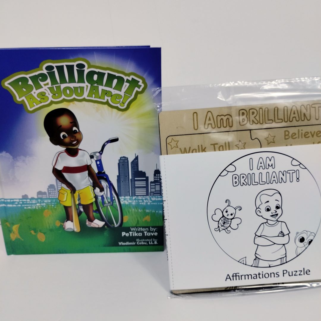 Picture book and puzzle for boys. 