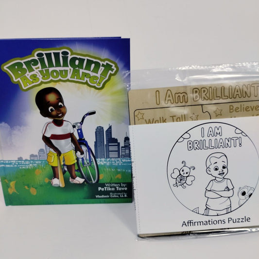 Picture book and puzzle for boys. 